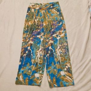 NWOT KIM & CO  Funky Pattern Wide Leg Pants